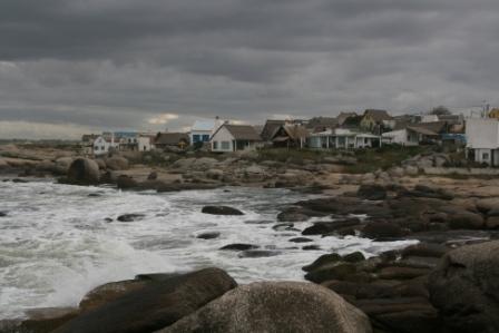 Blick auf die Kste von Punta del Diablo